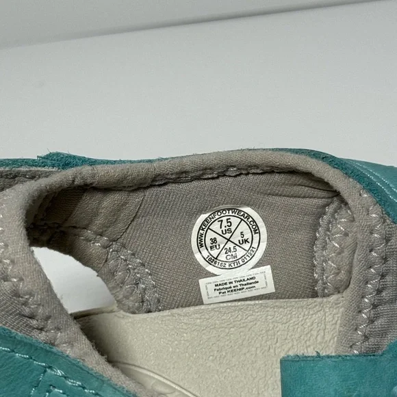 KEEN Astoria West Women’s Sz 7.5 Blue Glass Leather Hiking Shoes Waterproof - Picture 9 of 9